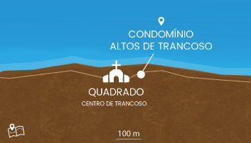 mapa condominio altos de trancoso bahia